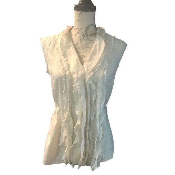 Converse One Star Ruffled Blouse Women's Small - Picture 2 of 11